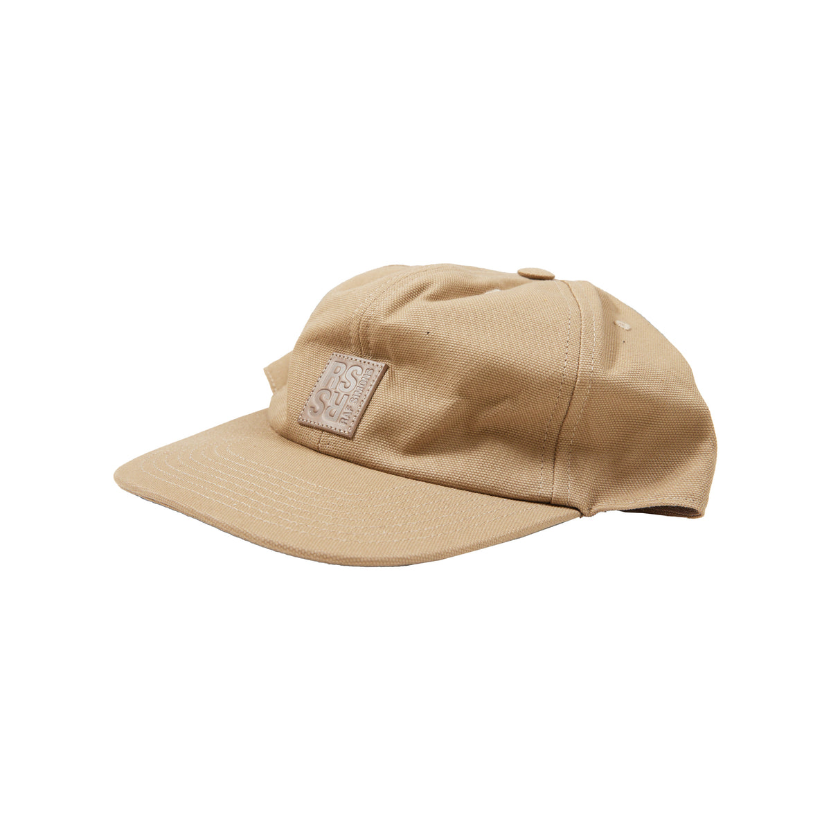 Raf Simons Patch Cap In Beige