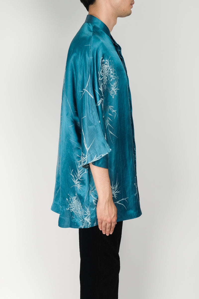 Haider Ackermann Kimono S/S Shirt In Dianthus Blue