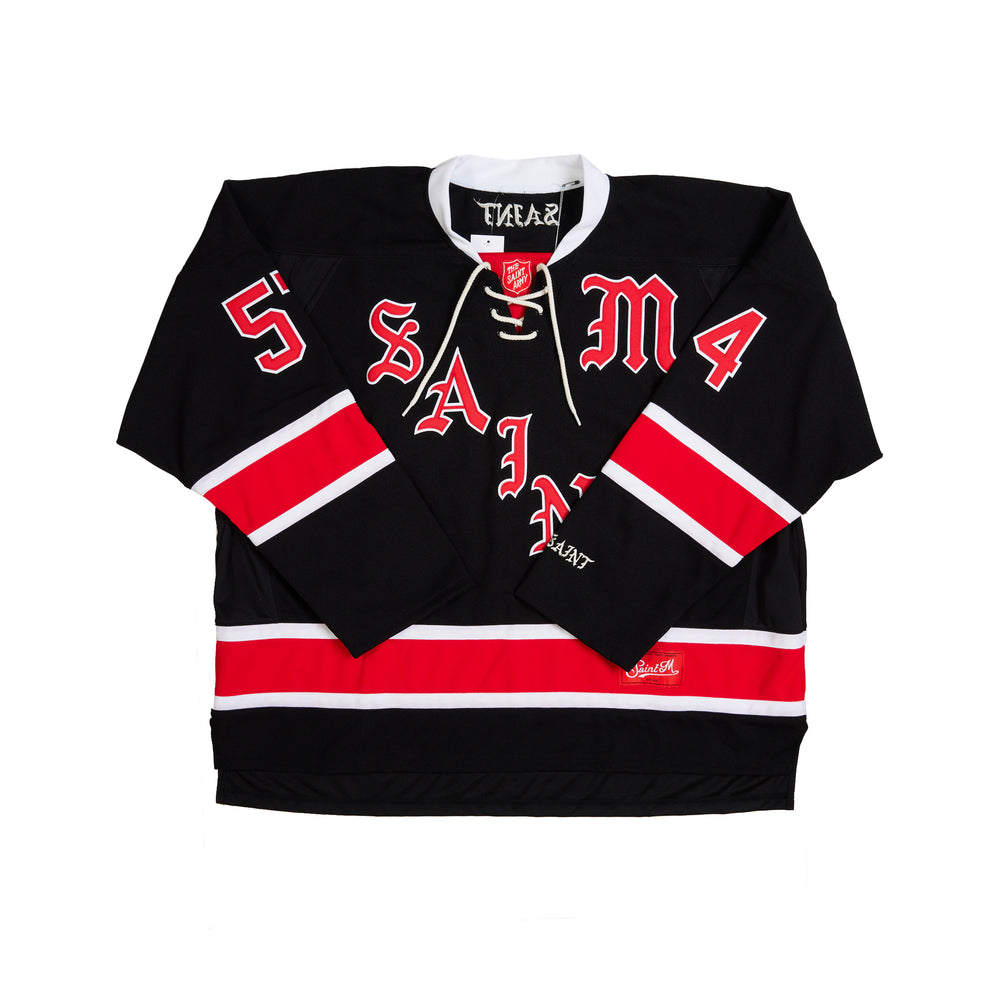 Saint Michael Game Shirt L/S In Black