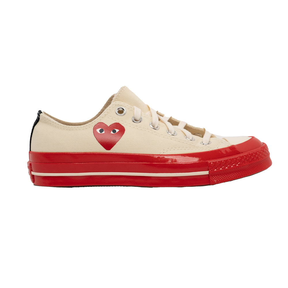 Converse with shop heart on side